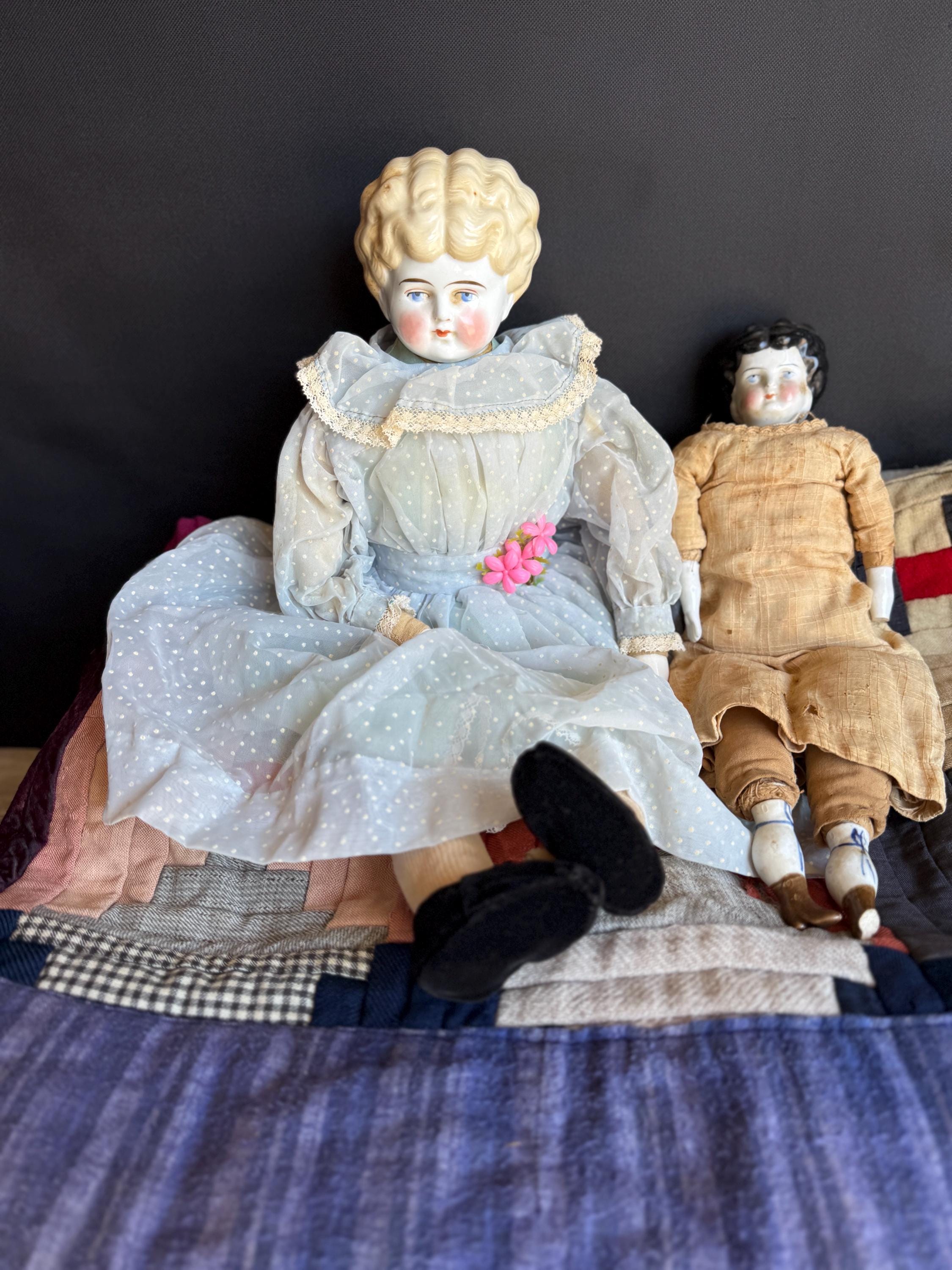 China Doll Antique Blonde Head - Etsy