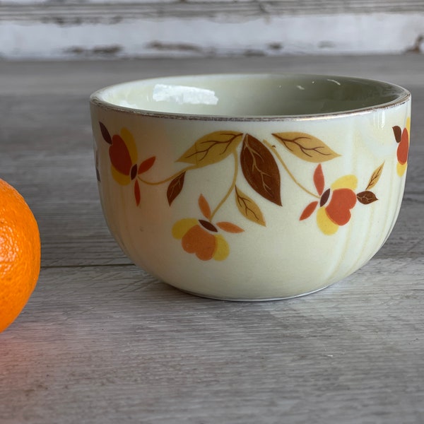 Vintage Hall Bowl -Jewel Autumn Leaf Superior Kitchen Ware Custard Ramekin - Doll Mixing Bowl - Mary Dunbar