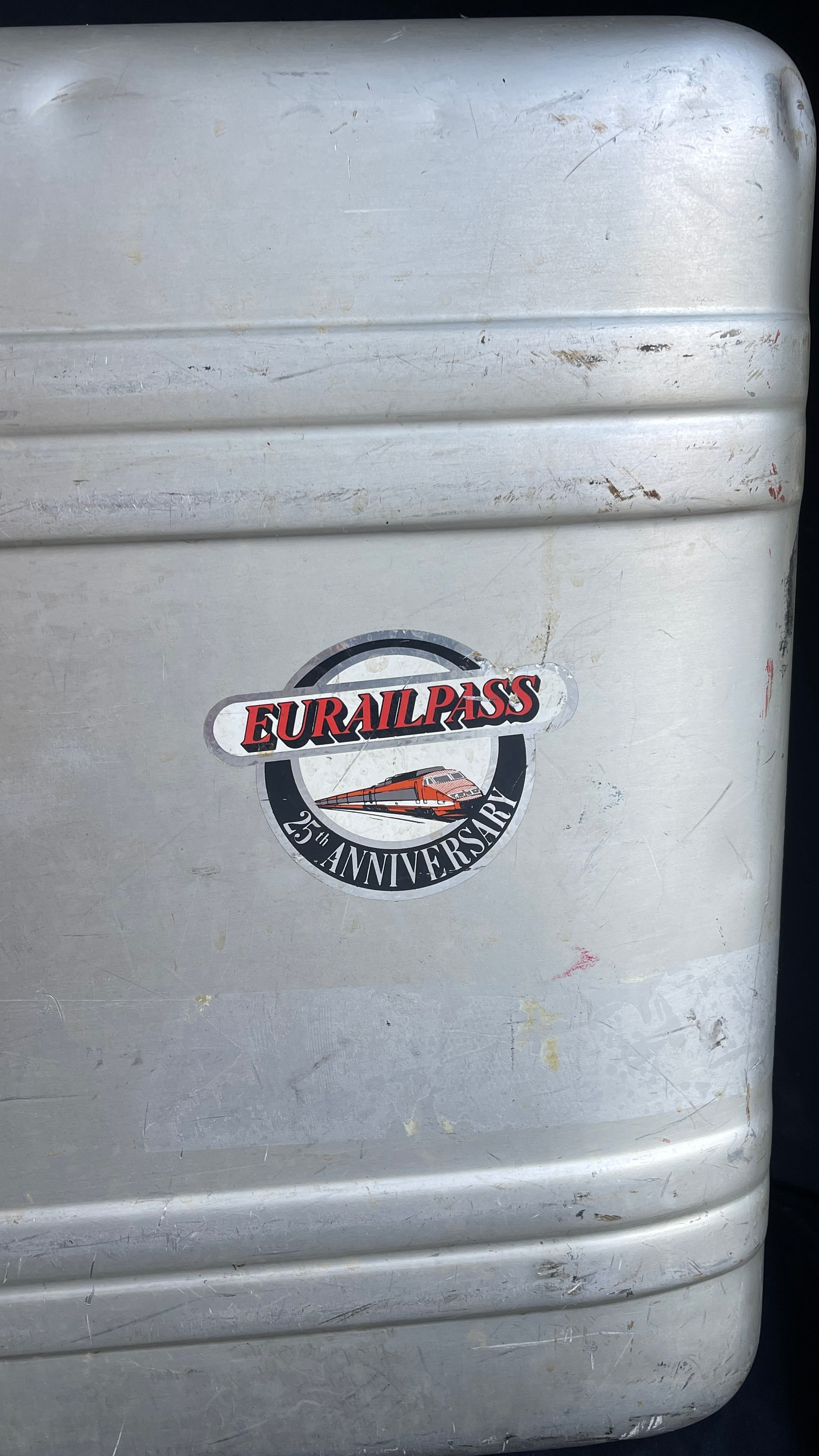 Vintage Zero Halliburton Aluminum Suitcase: 1960s Travel Stickers