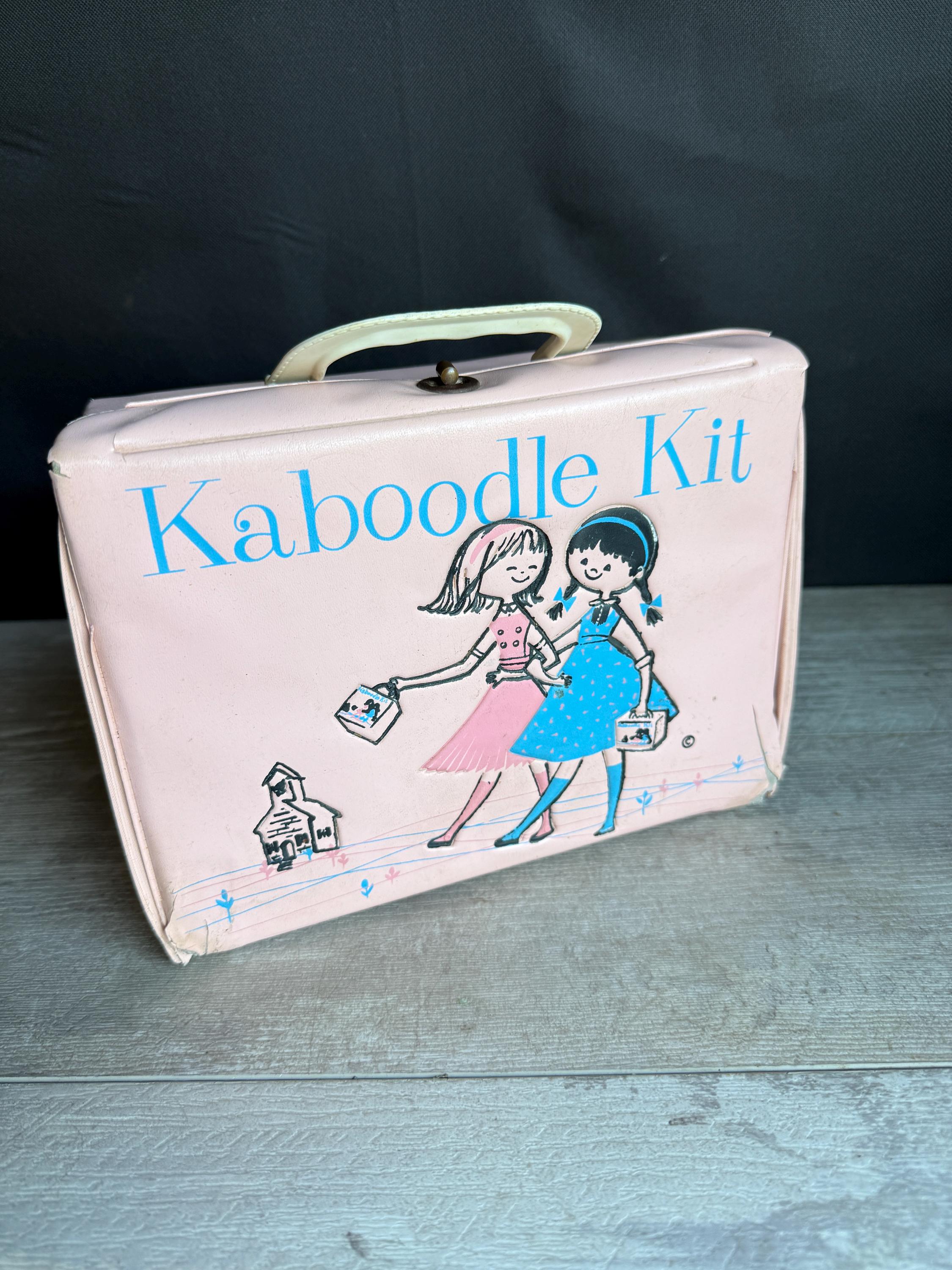 Vintage Kaboodle Kit - Pink Vinyl Doll Clothes Case C. 1960s - Etsy