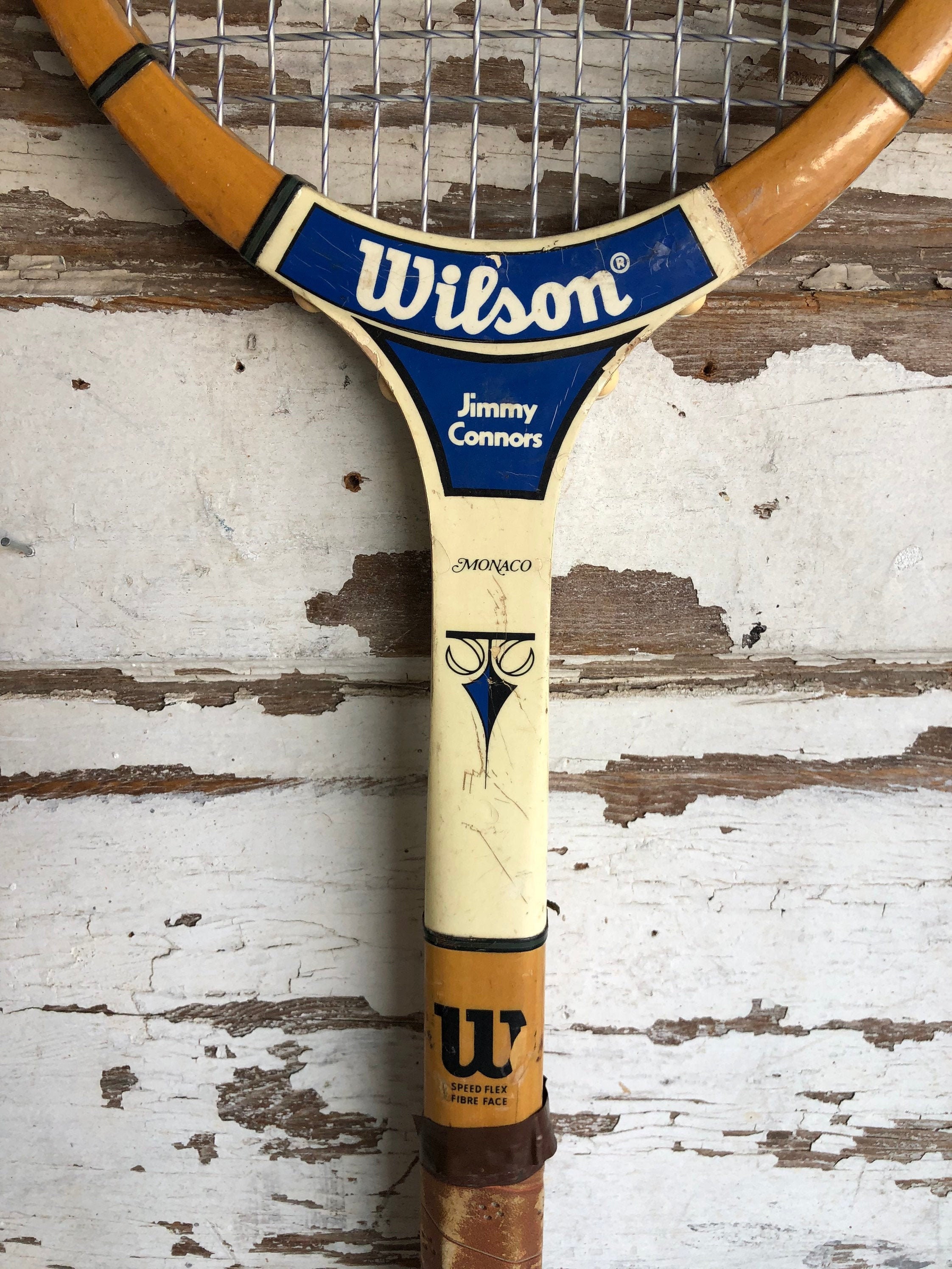 Vintage Tennis Racket Wooden Wood Racquet Wilson Jimmy Connors - Etsy Australia Vintage Tennis Racket Wooden Wood Racquet Wilson Jimmy Connors - Etsy Australia