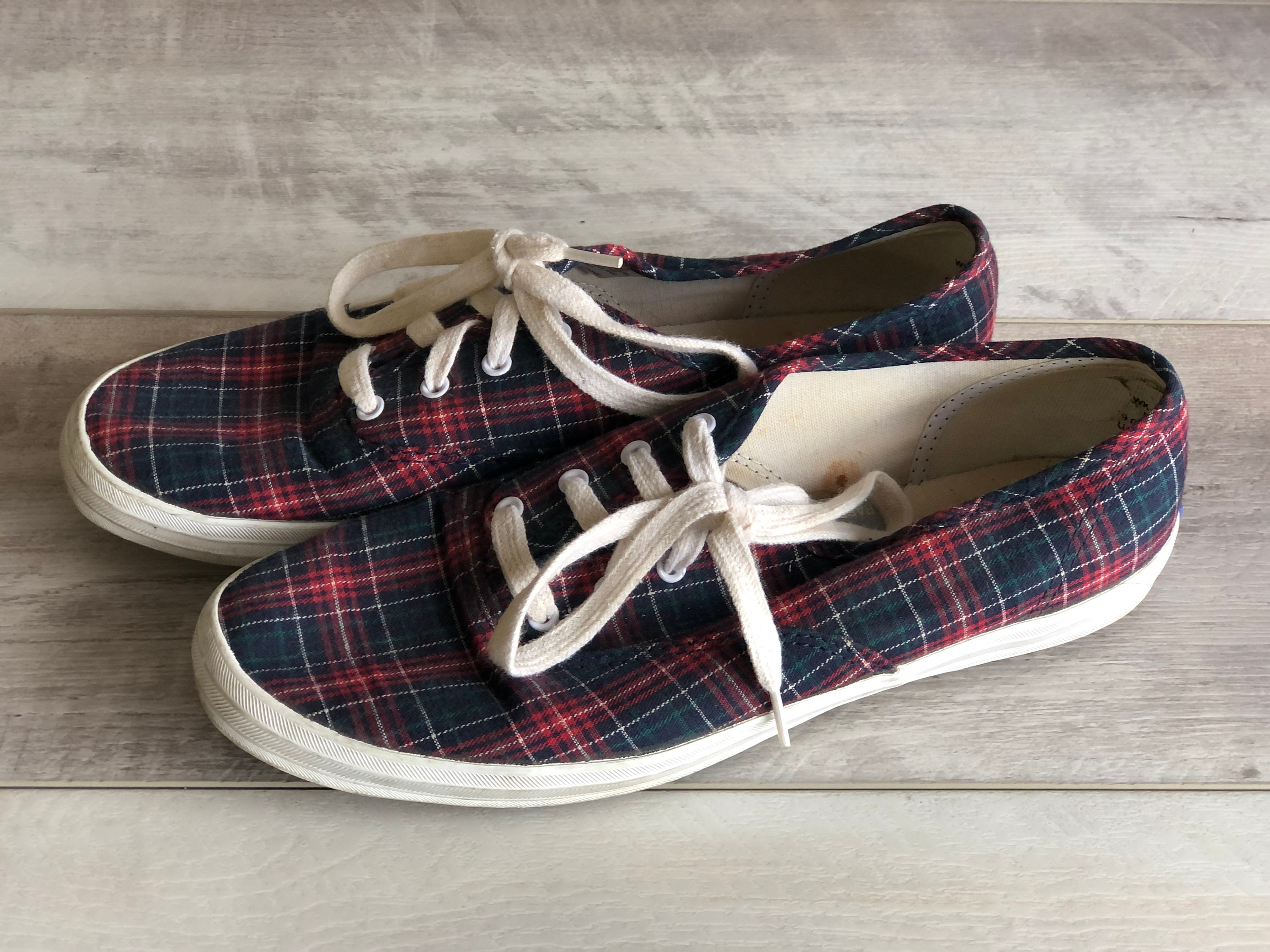 keds champion plaid