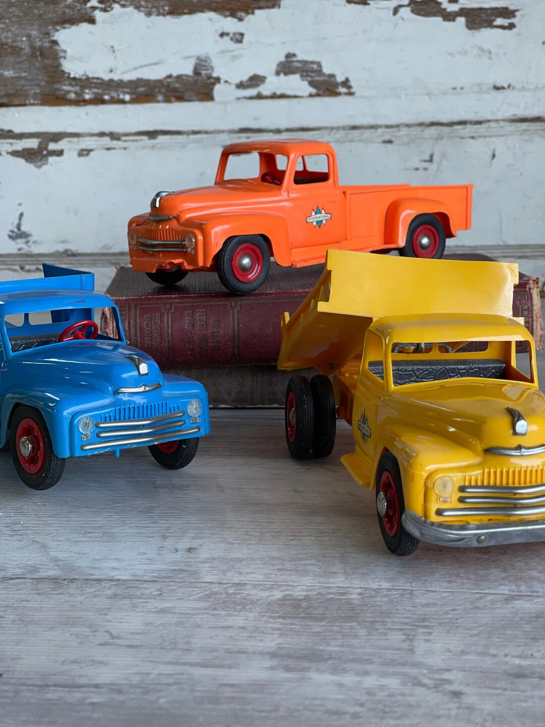 Antique Toy Trucks Standard Product Miniatures International Yellow