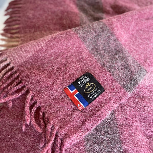 Plaid Wool Throw Etsy