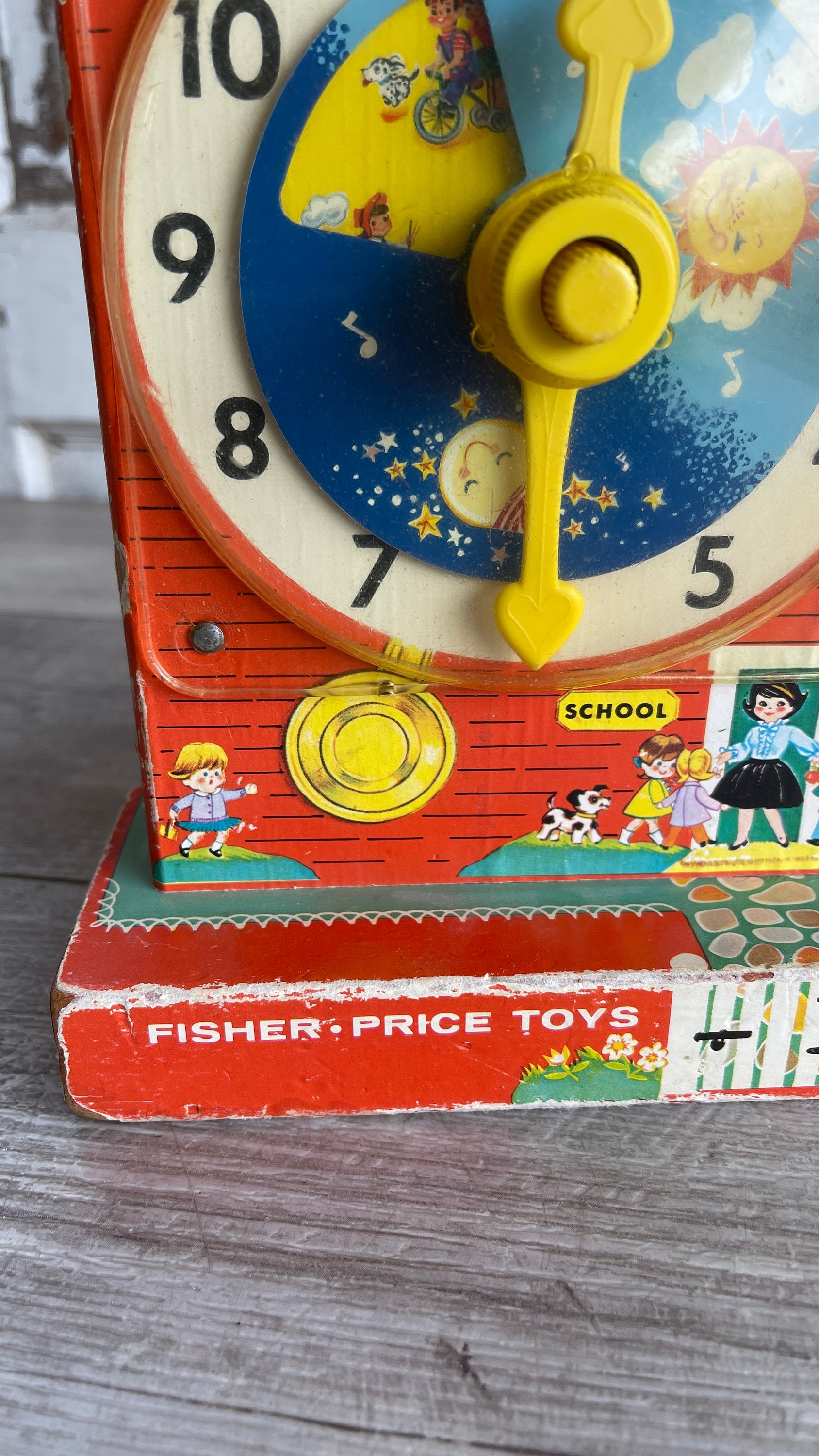 Vintage Fisher Price Musical Clock -1968 - Etsy