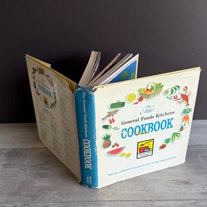 Vintage General Foods Cookbook -1959 First Edition - Darling Illustrations