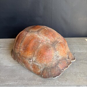 Vintage Garden Art - Handmade Cement Tortoise Shell - Very Large Original One of a Kind