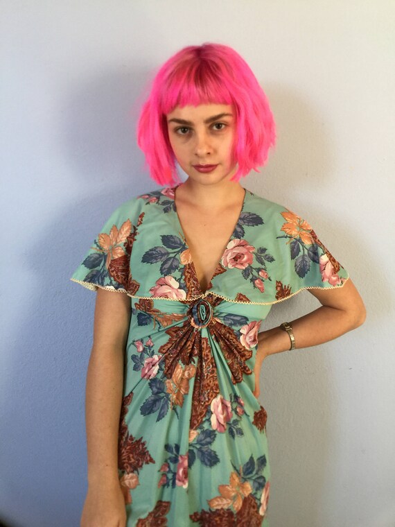 Vintage Dress Corky Craig California Maxi Dress -
