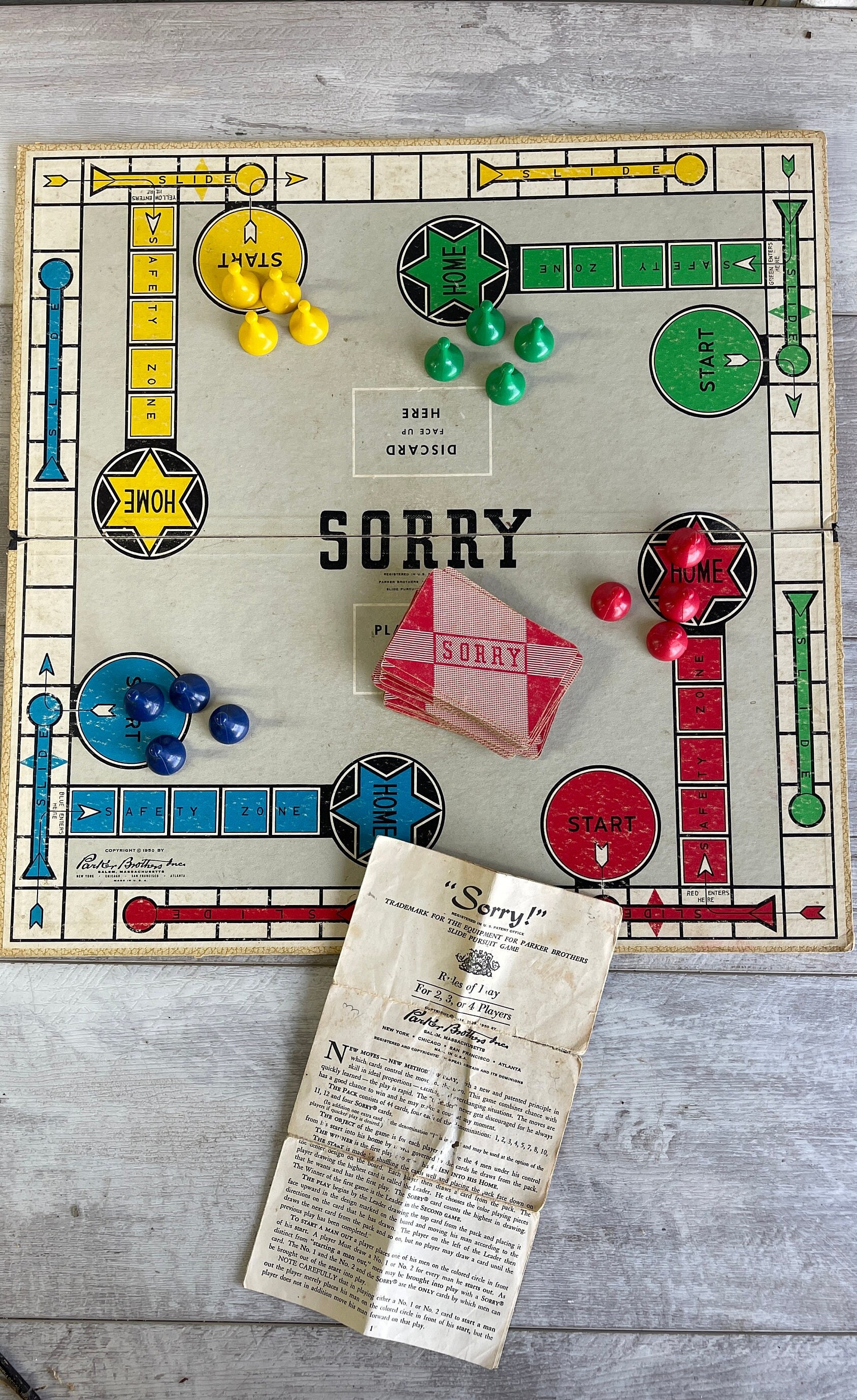 Sorry Game Pieces - Etsy
