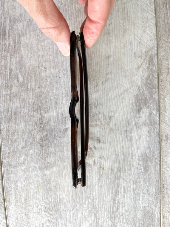 Vintage Poco EyeGlasses Brown 1950s Safety Prescr… - image 2