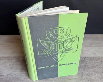 Vintage 1954 Girl Scout Handbook: Intermediate Level Hardcover