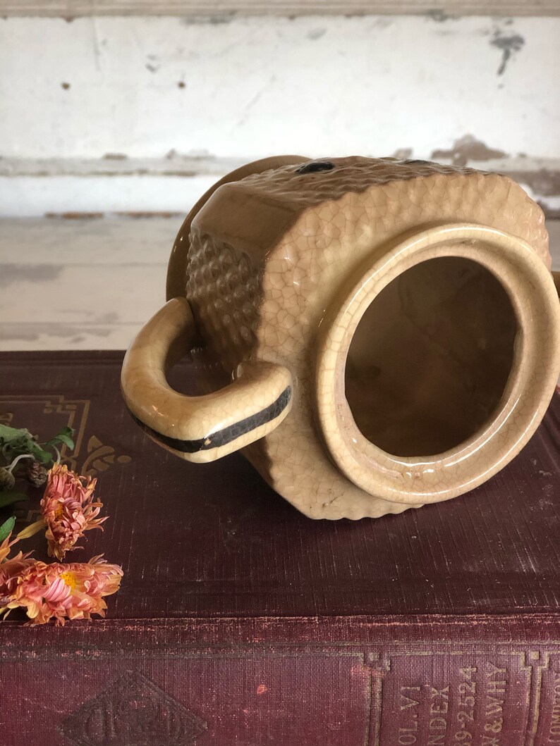 Vintage Majolica Sugar Bowl Made in Japan Occupied Japan Etsy