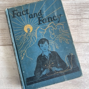 Fact and Fancy 1930s Reader - 6th grade - Art Deco Illustrations