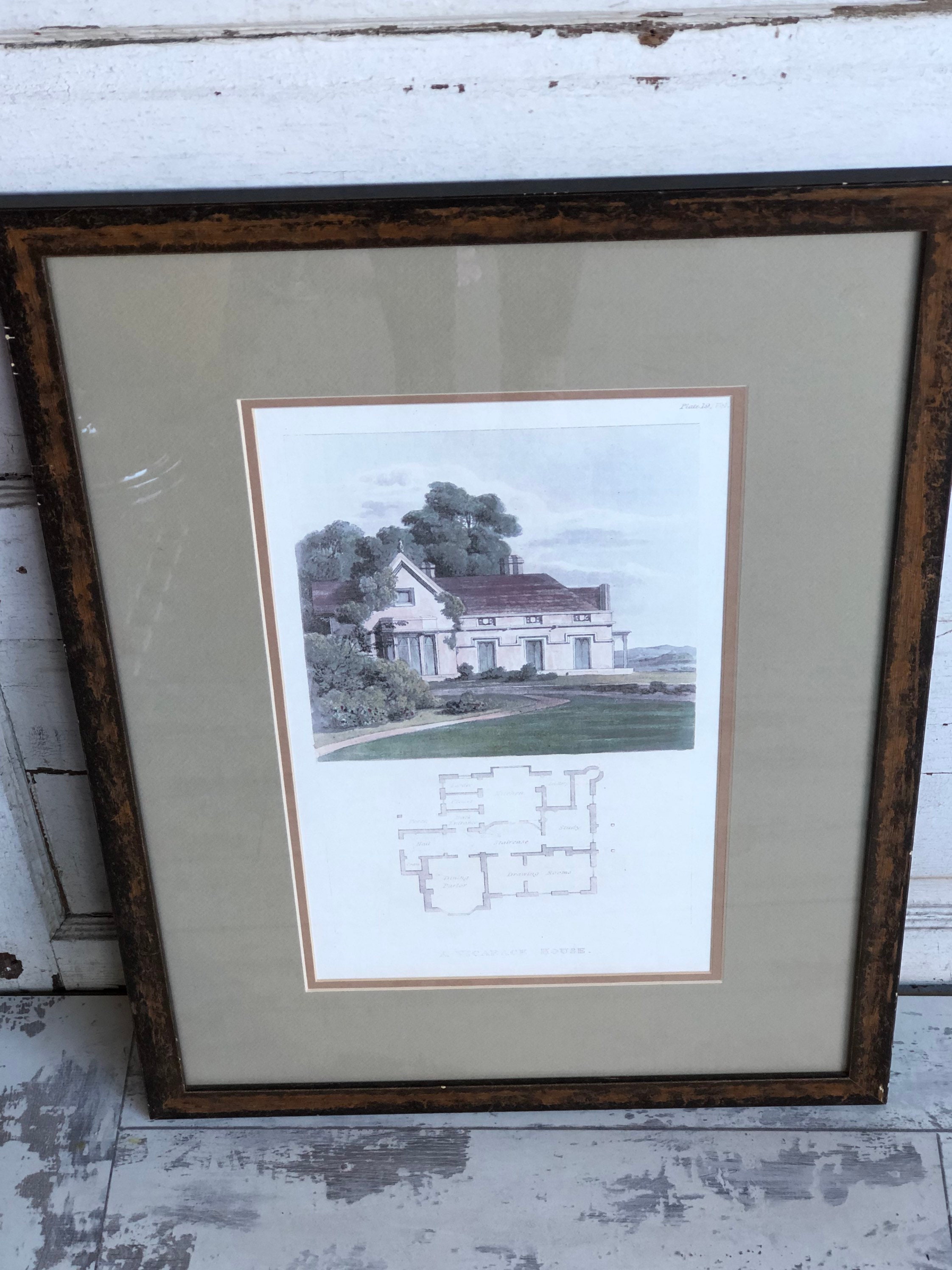 Vintage Framed Print Robert Grace Hollister CA J B Etsy.de