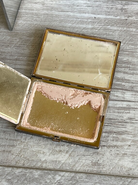 Vintage Charbert & Whiting Davis Compacts: Brass,… - image 3