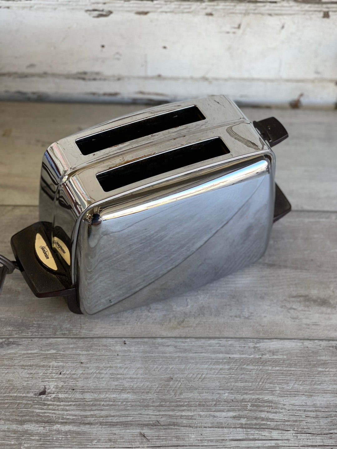 Vintage Toaster Sunbeam Chrome and Bakelite Toaster Model T10 Etsy