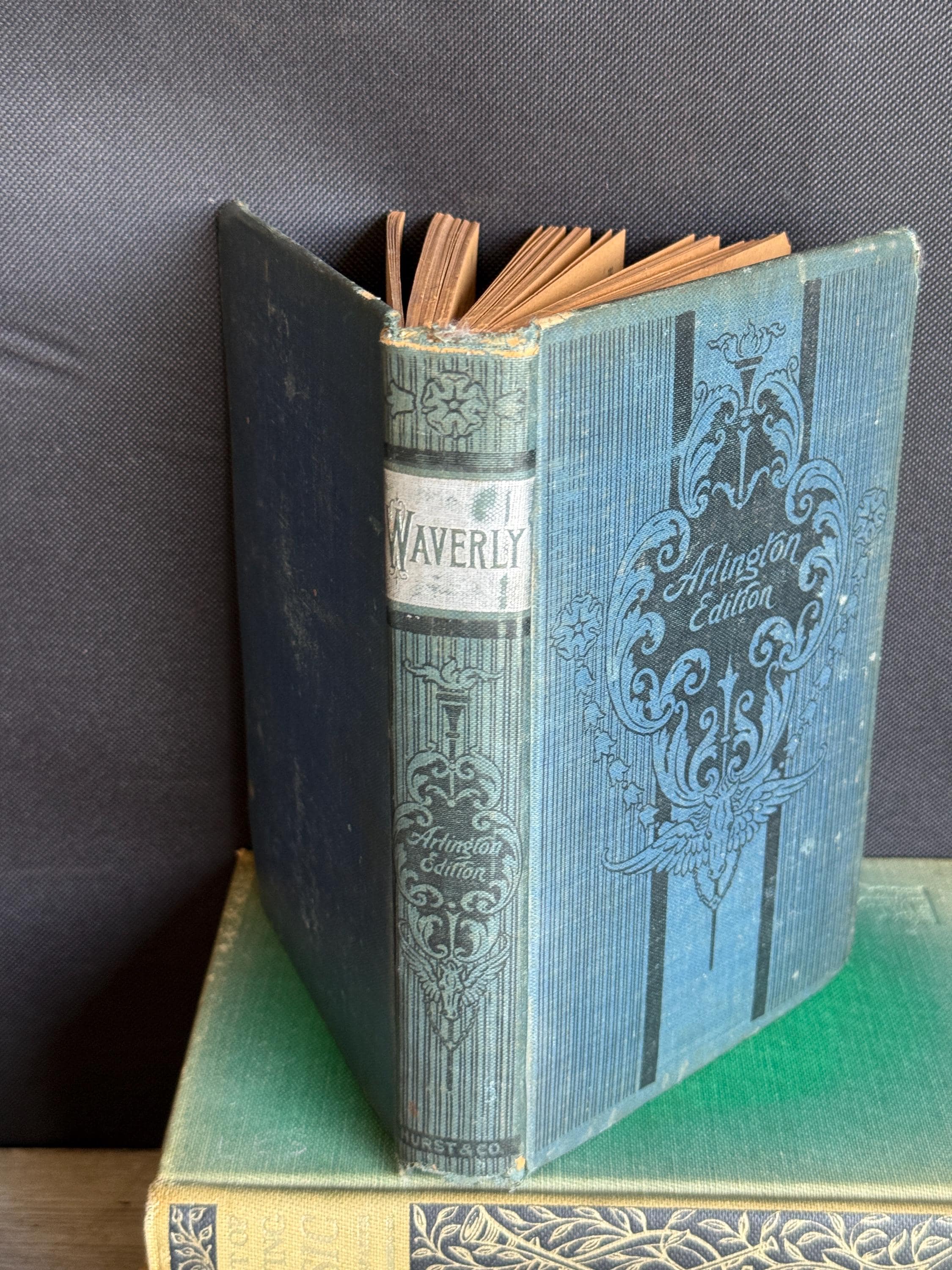 Antique Green Books From 1800s - Etsy