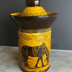 Antique Royal Doulton Pipe Tobacco Jar - Series Ware - Rare - AS IS 1900s Humidor