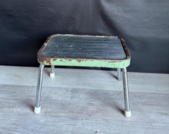 Vintage Industrial Costco Step Stool Mid Century Industrial