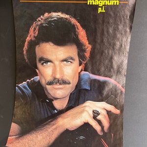 Vintage Poster Magnum PI -Tom Selleck 1981 Universal City Studios
