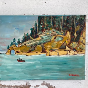 Alaska Boat Painting 