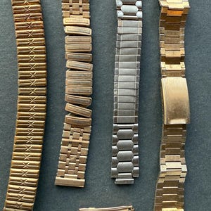 Vintage Watch Bands - Lot As found Stretch Bands Gallant USA Spiedel Champion