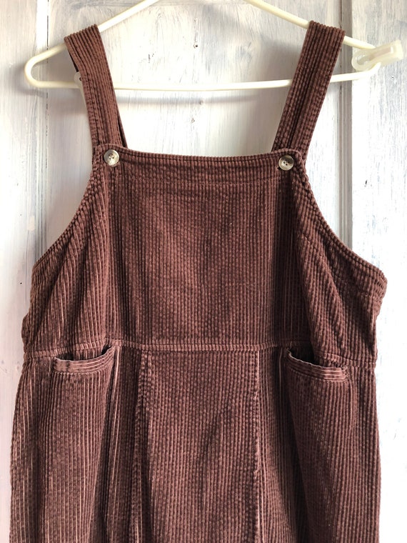 90s Vintage Corduroy maxi dress medium large