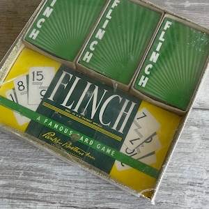 Vintage Flinch Card Game 1951 - Complete and Very Good Condition