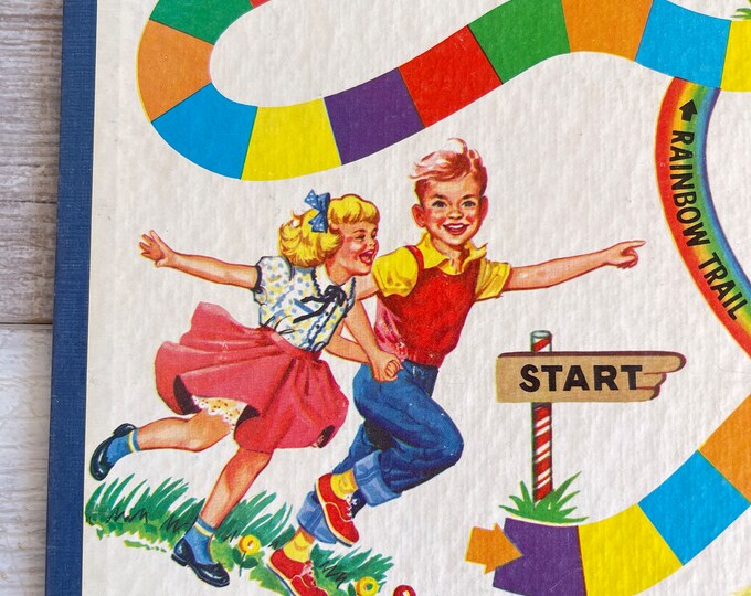 Vintage Candy Land Board 1962 Board Only for Wall Display - Etsy