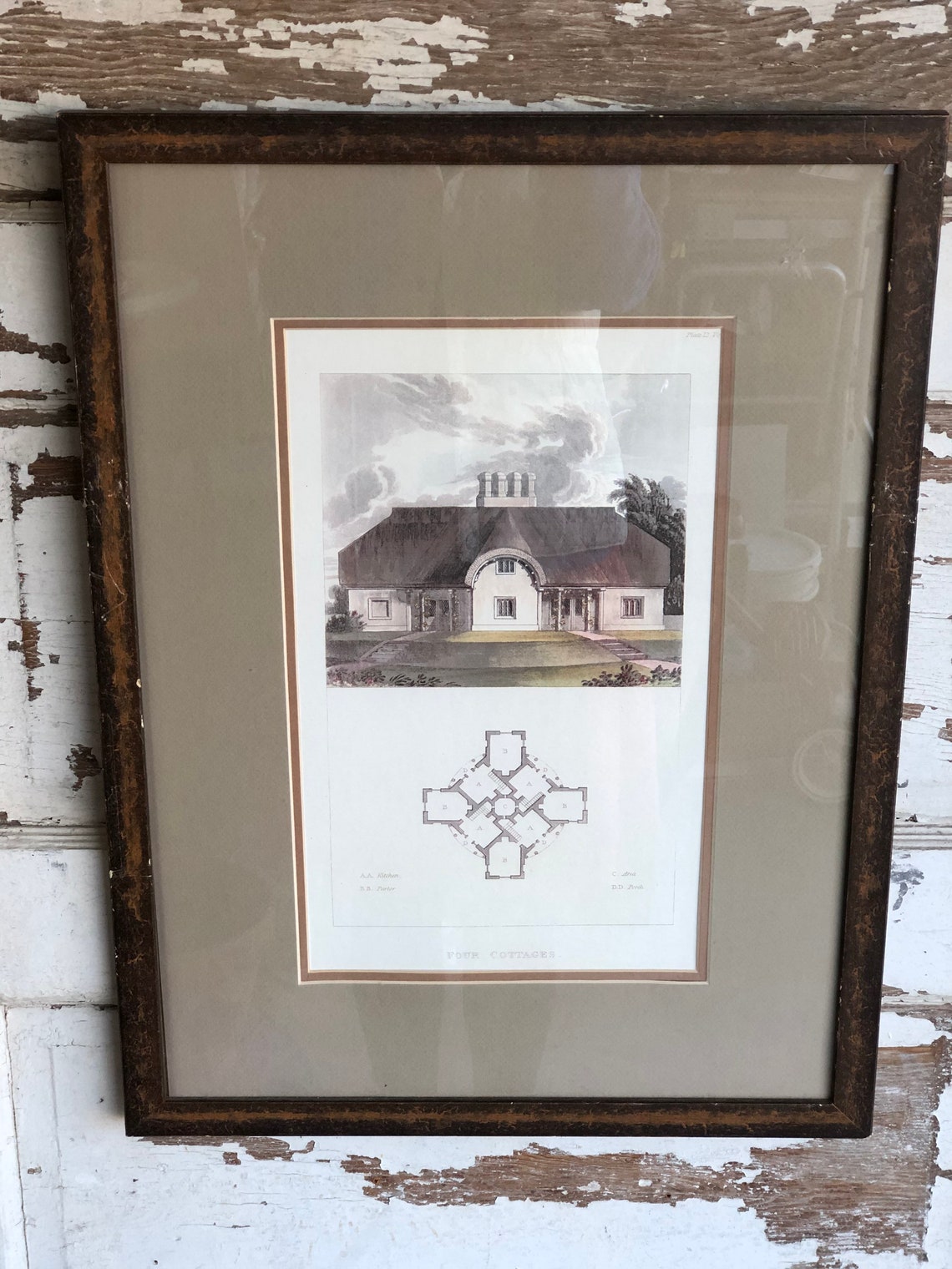 Vintage Framed Print Robert Grace Hollister CA J B Etsy