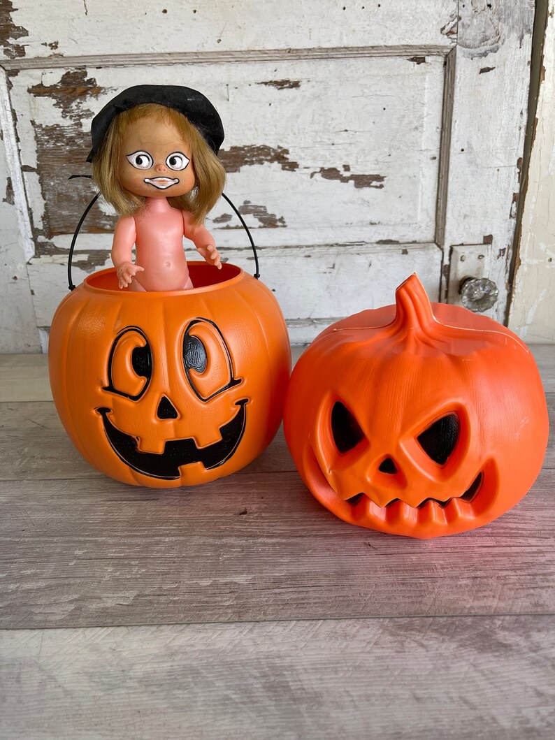 Amloid Pumpkin Candy Bucket