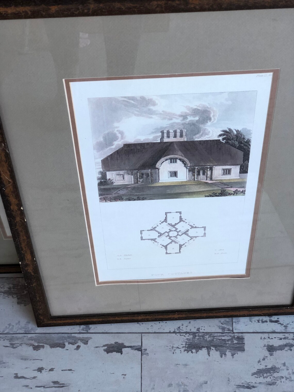 Vintage Framed Print Robert Grace Hollister CA J B Etsy