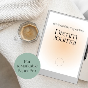 Dream Journal per reMarkable Paper Pro - Interpretazione e analisi del diario giornaliero - modelli di Remarkable Paper Pro - Dream Book