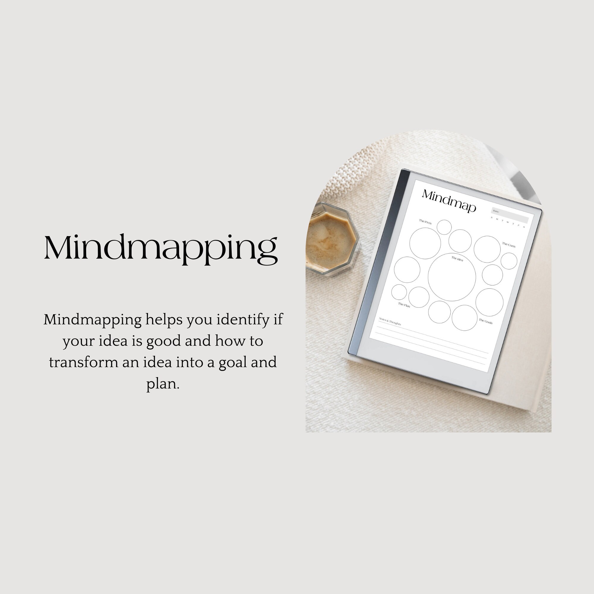 Remarkable 2 Mindmap Template | Idea Validation (PDF) - Etsy