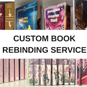 Custom Book Rebind with Foil & Custom Edges | Turn Your Favorite Book into a One-of-One Limited Edition