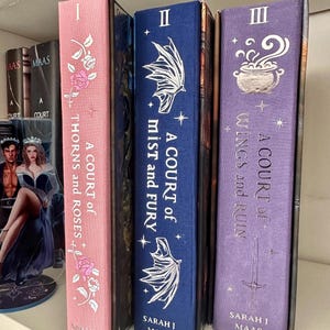 Handmade ACOTAR Rebound Set (Books 1–3) | Custom Sarah J. Maas Edition | Foil Covers | Fantasy Book Gift | ACOTAR special edition