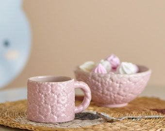 Juego de minitaza con forma de flor de rosa, vajilla para niños pequeños, utensilios de cocina para la hora de la comida, divertido y lúdico, tazón para refrigerio para niños, lindo regalo