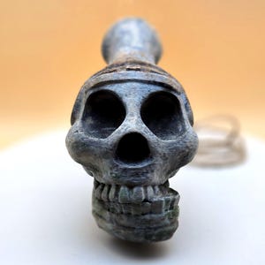 Aztec Death Whistle Hand painted Prop - Real Horrifying Sound!