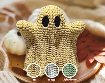 3D Printed crocheted textured Ghost