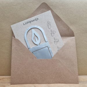 lot de 3 projecteurs/spot lumineux, carte postale avec bougeoir, bougeoir DIY, cadeau de Noël,