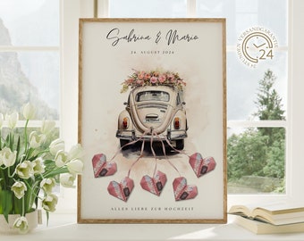 Digital wedding cash gift | Wedding poster | DIY gift for the bride and groom | Wedding cash gift | Personalized cash gift