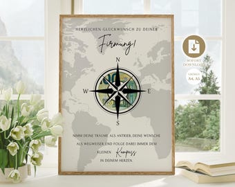 Regalo in denaro per la bussola della cresima | Download istantaneo fai-da-te | regalo creativo dell'ultimo minuto per ragazze e ragazzi | Biglietto di congratulazioni in denaro A4 A5
