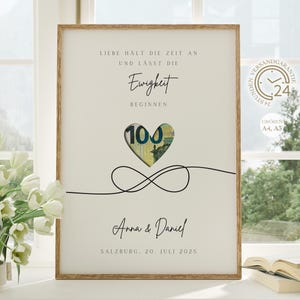 personalisiertes Geldgeschenk Hochzeit | Hochzeitsposter | DIY Geschenk für das Brautpaar | Hochzeitsgeschenk Geld | digitaler Download A4