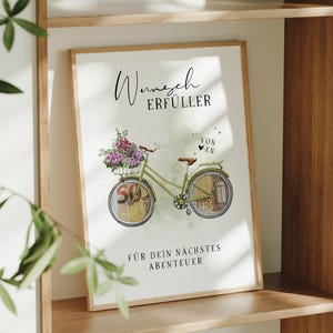 Geldgeschenk Geburtstag | lustiges Geldgeschenk für Tochter, Mutter, Freundin | Happy Birthday | DIY Wunscherfüller Fahrrad | Geldgeschenk Radfahrer | Geschenk Fahrradfahrer | Digitaler Download PDF | Gutschein Geld
Für dein nächstes Abenteuer