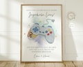 Personalized money gift for a boy's confirmation | DIY confirmation gift for gamers, gift for boys, godson | Money game console A4
