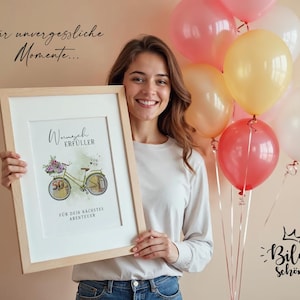 Geldgeschenk Geburtstag | lustiges Geldgeschenk für Tochter, Mutter, Freundin | Happy Birthday | DIY Wunscherfüller Fahrrad | Geldgeschenk Radfahrer | Geschenk Fahrradfahrer | Digitaler Download PDF | Gutschein Geld
Für dein nächstes Abenteuer