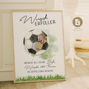 Fußball Geburtstagskarte Für Sohn & Tochter | Sport-Karte Mit Aufklebern | 14,5 X 14,5 Cm | Nachhaltig Hergestellt
