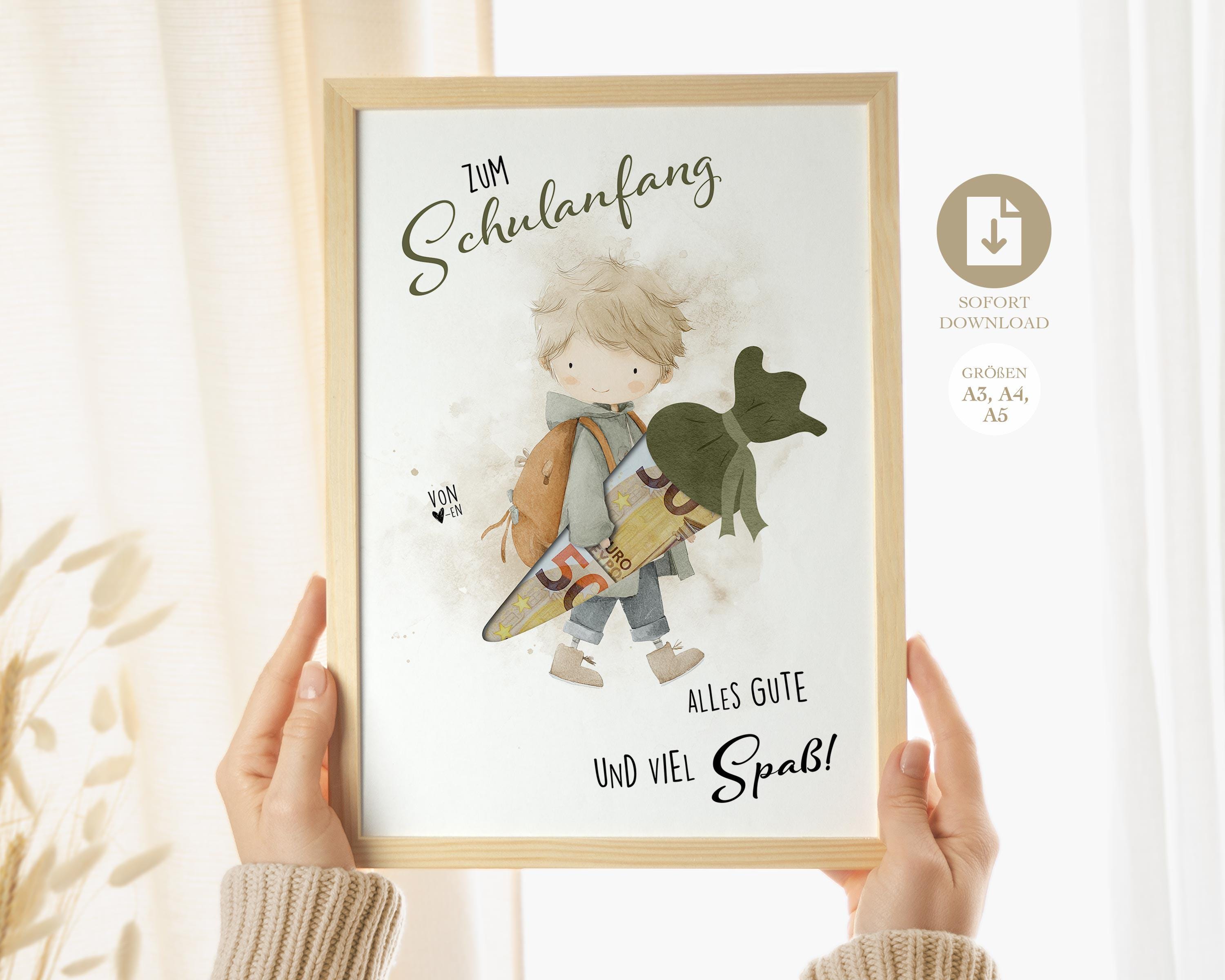 TI-EDC Motivationskarte Für Schulanfang – Inspirierende Karte Für Teenager, Jungen & Mädchen