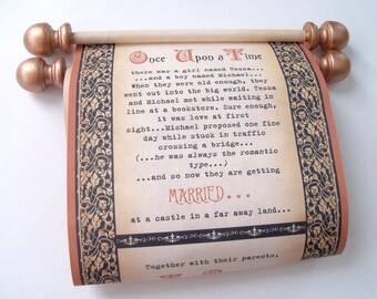 elegant wedding invitation scrolls gold and brown wedding etsy