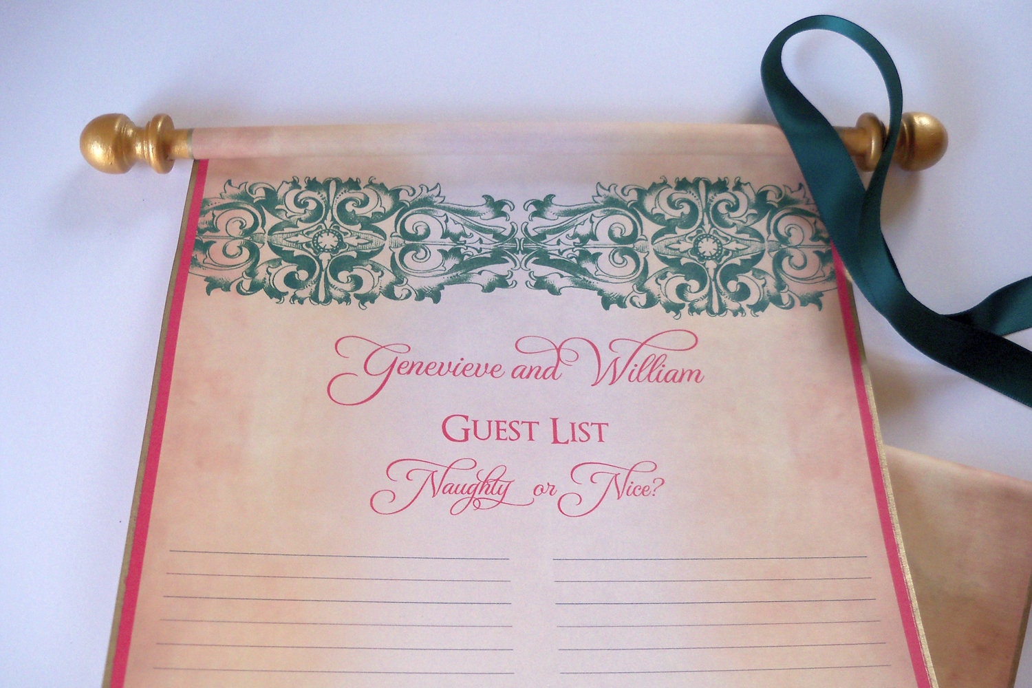 christmas wedding guest book ideas